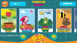 Kids Toddler Learning Games P, hungry frog, match the shadow Kindergarten - App for Kids Videos Edu