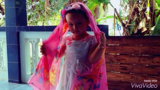 MiMi (2.5 year old) wore dress to children's party   LiLiMimi ToysReview
