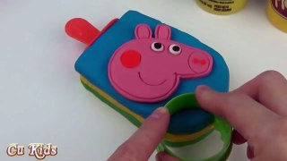 How to Make Play Doh Ice Cream Shop peppa pig Play Dough Art  Cu Kids