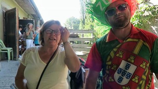 L'ambiance monte chez les Portugais...