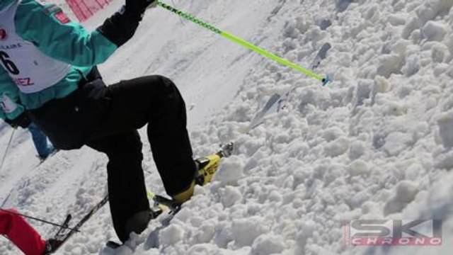 Dans les bosses d'Albiez avec Guilbaut Colas ...