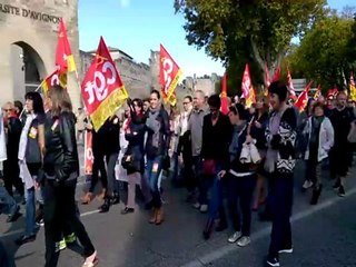 La CGT et la FSU dans la rue contre la loi...