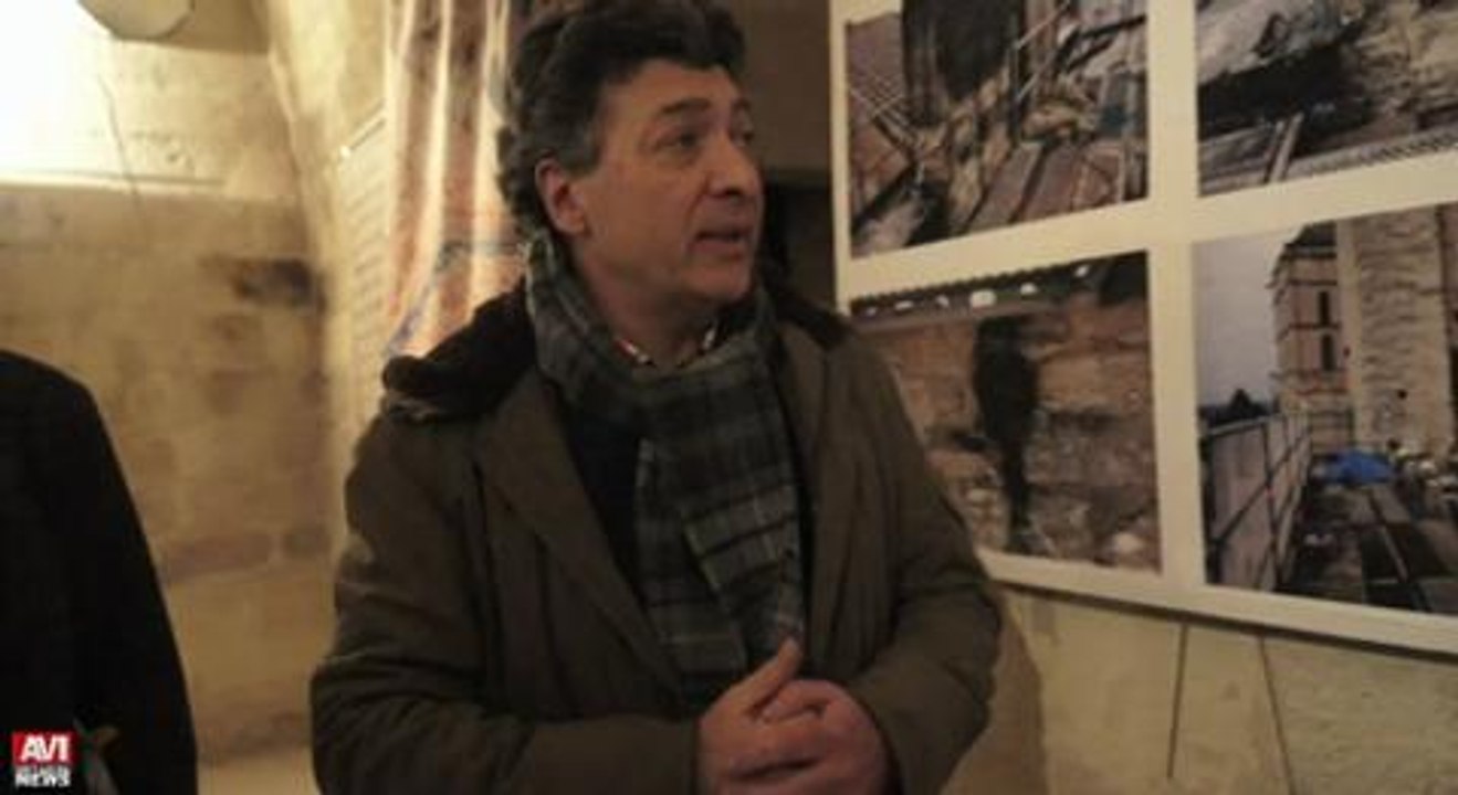 Avignon / Visite de chantier du palais des...