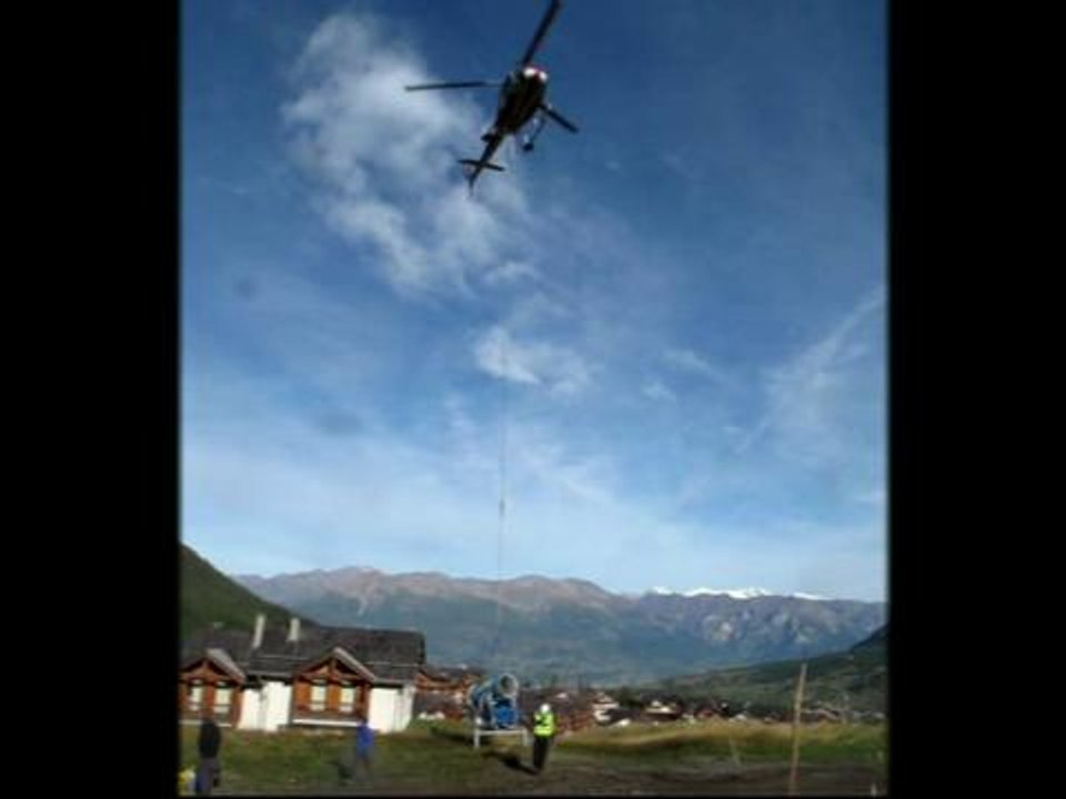 Les Orres : 31 canons a neige...