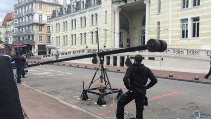 Evian-les-Bains : tournage d'une telenovela bresilienne au Palais...