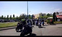 Les motards manifestent entre Valence et Privas contre le projet de limitation de...