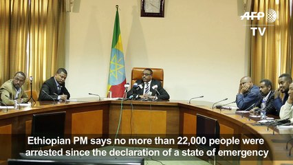 Ethiopian PM: Around 20,000 detained under state of emergency