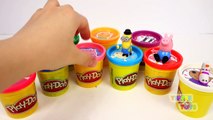 Peppa Pig Play Doh Cans Surprise Eggs Cars Minions MLP Hello Kitty Thomas Minecraft Shopkins