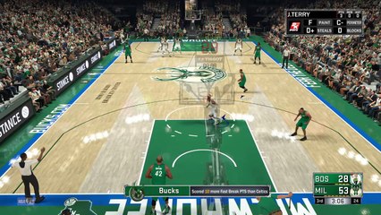 Descargar video: Bucks vs Celtics Online NBA 2K17