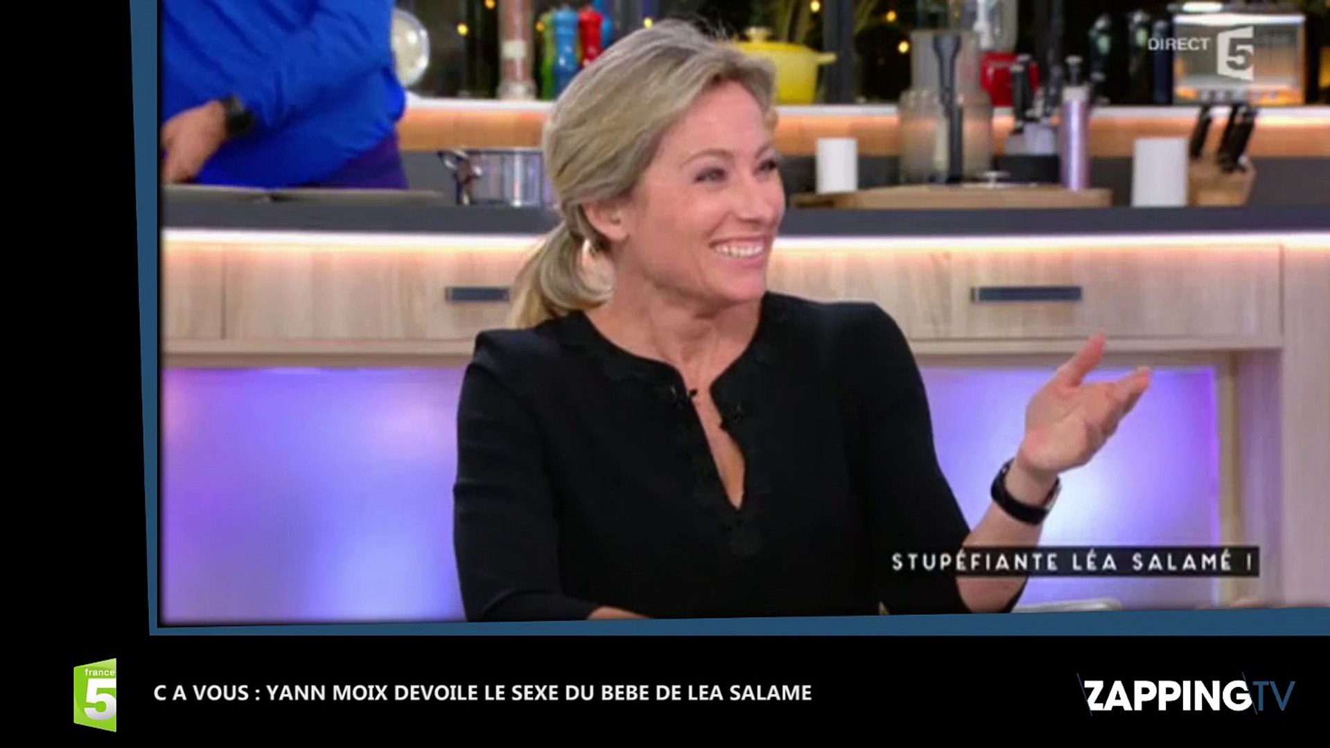 Lea Salame Enceinte Yann Moix Fait Une Gaffe Et Devoile Le Sexe De Son Bebe Dans C A Vous Video Video Dailymotion