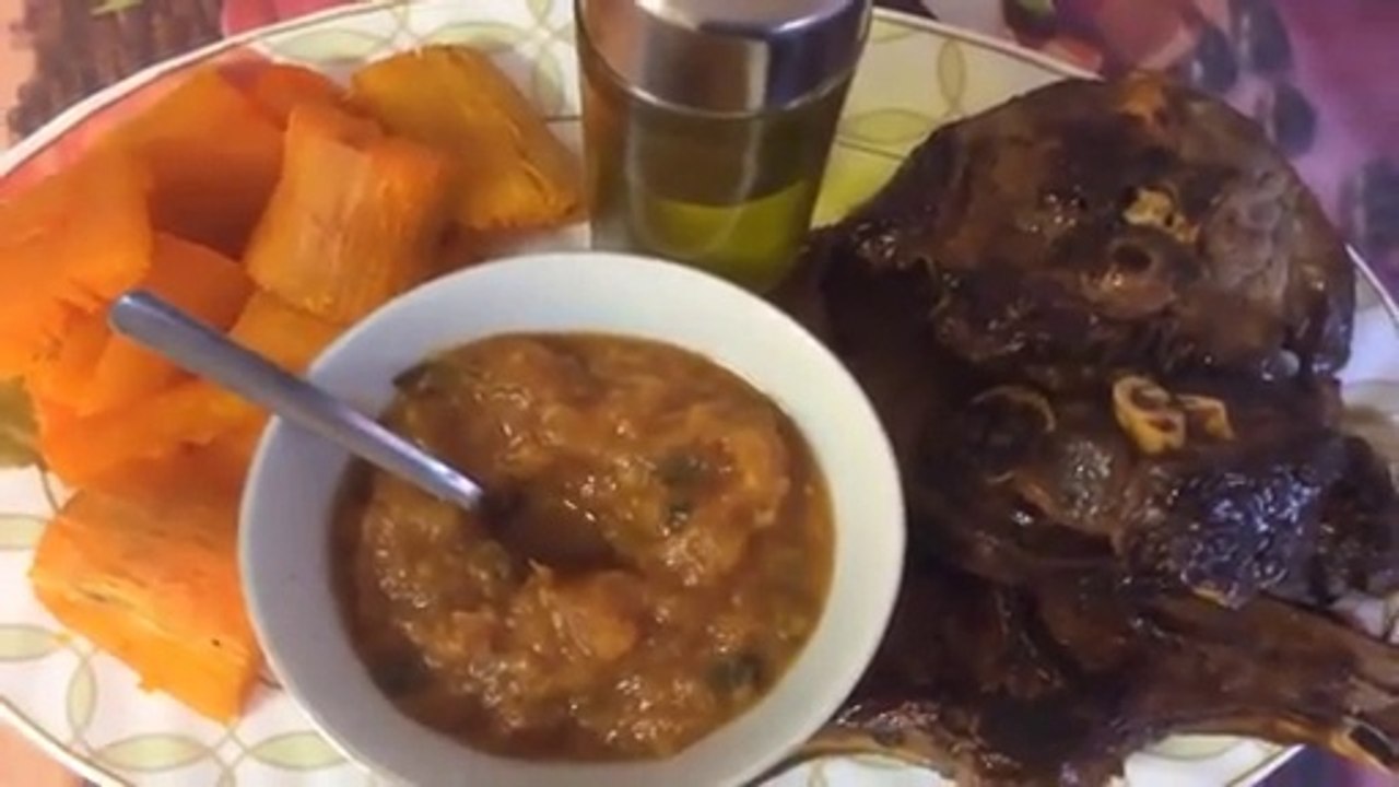 Cassava With Meet
