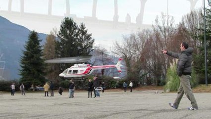 Demonstration d'aeromodelisme a Aix-les-Bains...