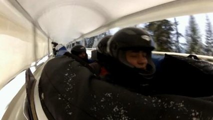 [video] Une descente en bob-raft sur la piste olympique de La Plagne...