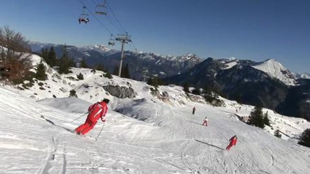 Ski et soleil sur le domaine du Margeriaz (Le massif des...