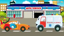 Yarış Arabası ve Ambulans - Akıllı arabalar - Eğitici Çizgi Film - Türkçe İzle