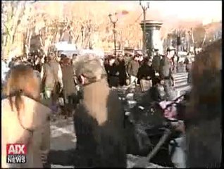 Lancement des soldes à Aix-en-Provence