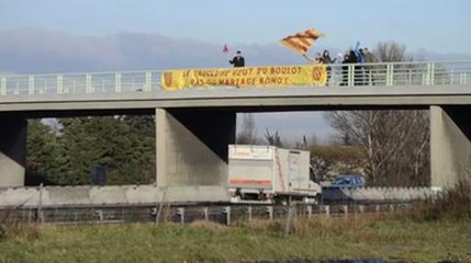 Manifestation anti mariage Gay Piolenc 2