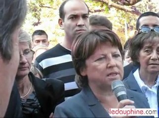 Martine Aubry à Grenoble