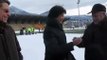 Test de la clé bernadette Laclais neige stade rugby saint savin chambéry