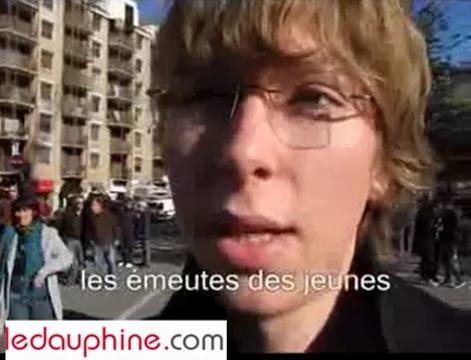 manifestation chambéry UNL Lyceens