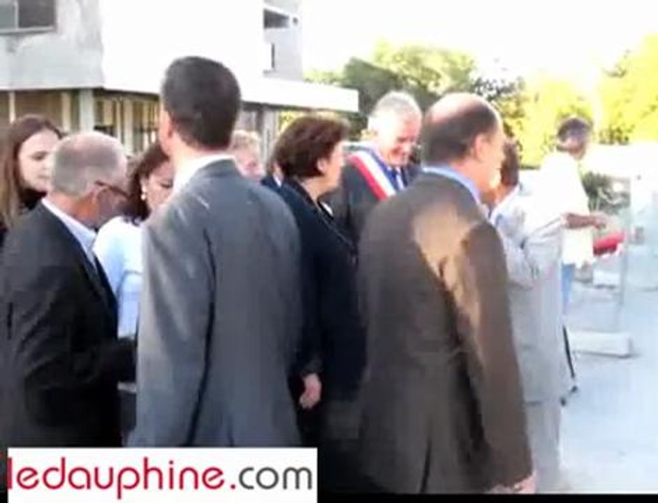 Roselyne Bachelot visite le chantier du futur hopital Annemasse-Bonneville