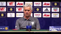 Jose Mourinho reacts to Manchester United's 4-1 loss to Borussia Dortmund in Shanghai-O_C3E5R52ZI
