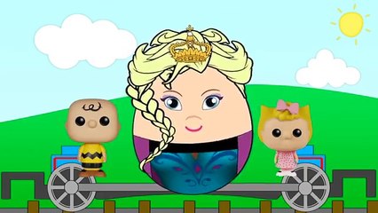 New Frozen Queen Elsa Kids Surprise Masha And The Bear | Trackmaster Thomas Tank #Animation