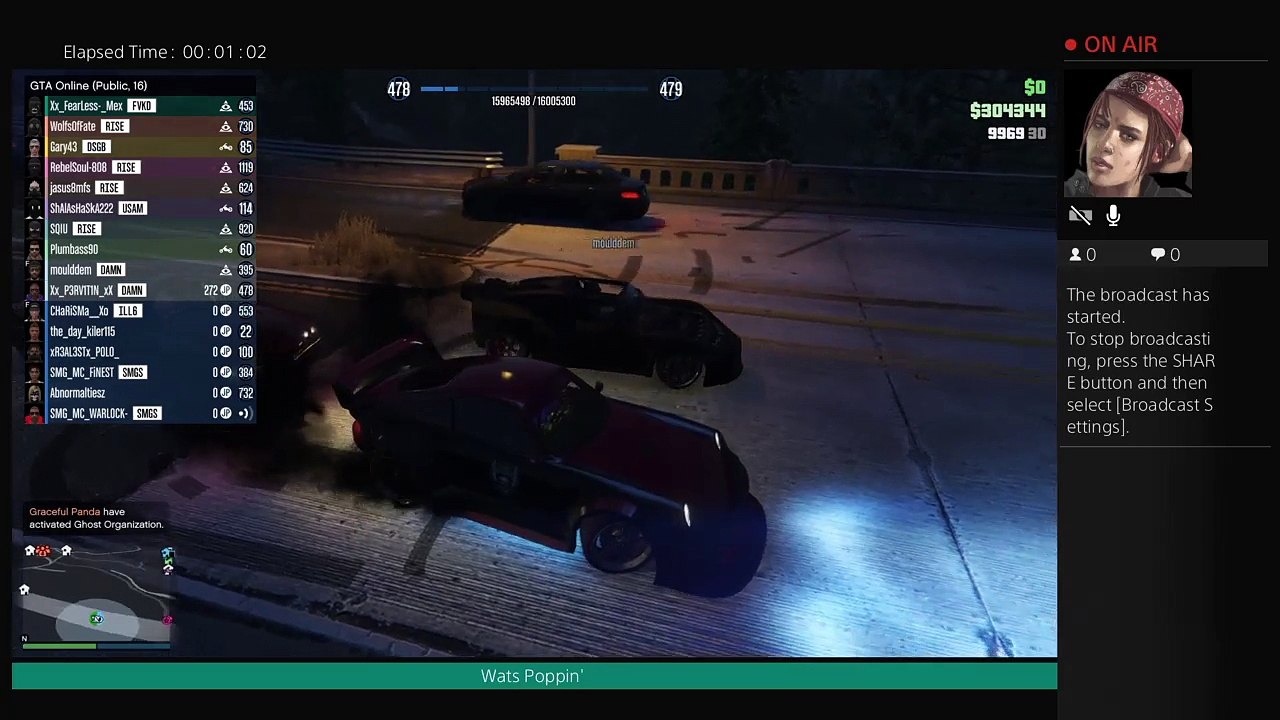 JAHBULON_PCP's 1st Live PS4 Broadcast GTA V