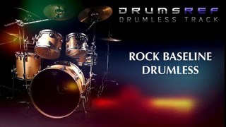 Instrumental Baseline Rock Drumless Track