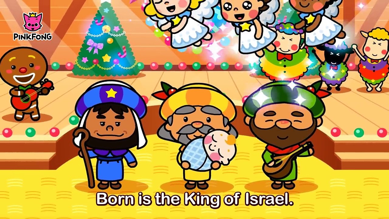 The First Noel _ まきびとひつじを _ クリスマスソング _ ピンクフォン英語童謡-FZVtWeggaXU