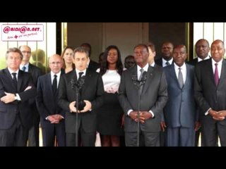 L'ancien Président français Nicolas Sarkozy reçu en audience par Alassane Ouattara