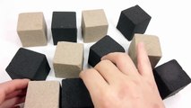 DIY How To Make Kinetic Sand Block Brick Toy _ Kinder Surprise Toys _ nursery rhymes c