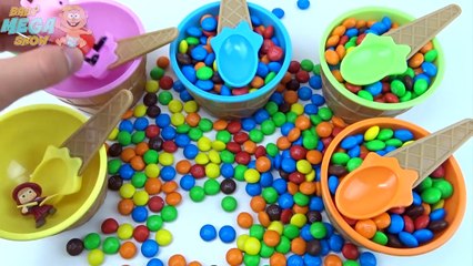 Ice Cream Candy Surprise Toys Finding Dory Peppa Pig Paw Patrol Talking Tom Masha and Bear Disney