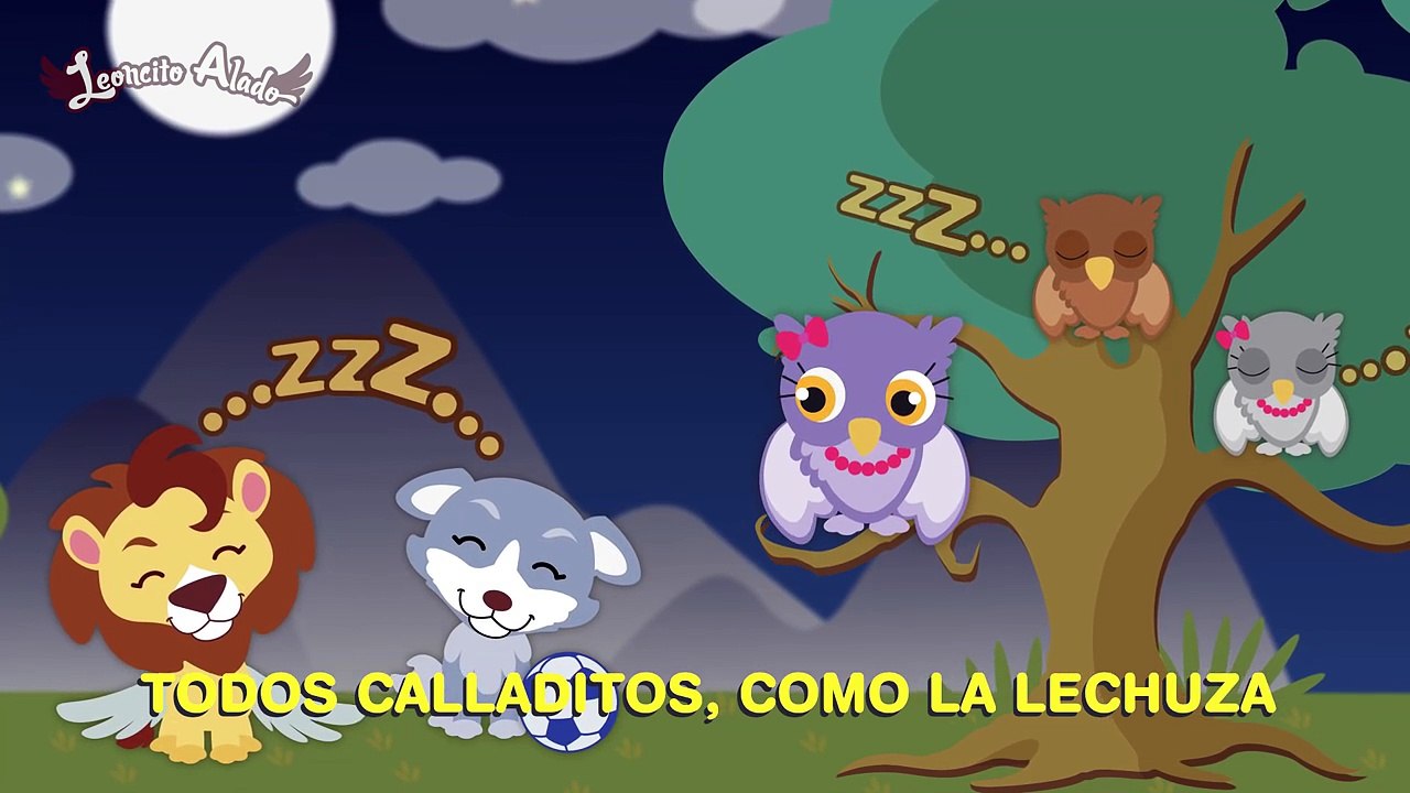 INCY WINCY ARAÑA ♫ Con letra para cantar (Leoncito Alado)-8