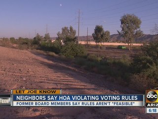 Let Joe Know: Neighbors say HOA is violating their voting rules