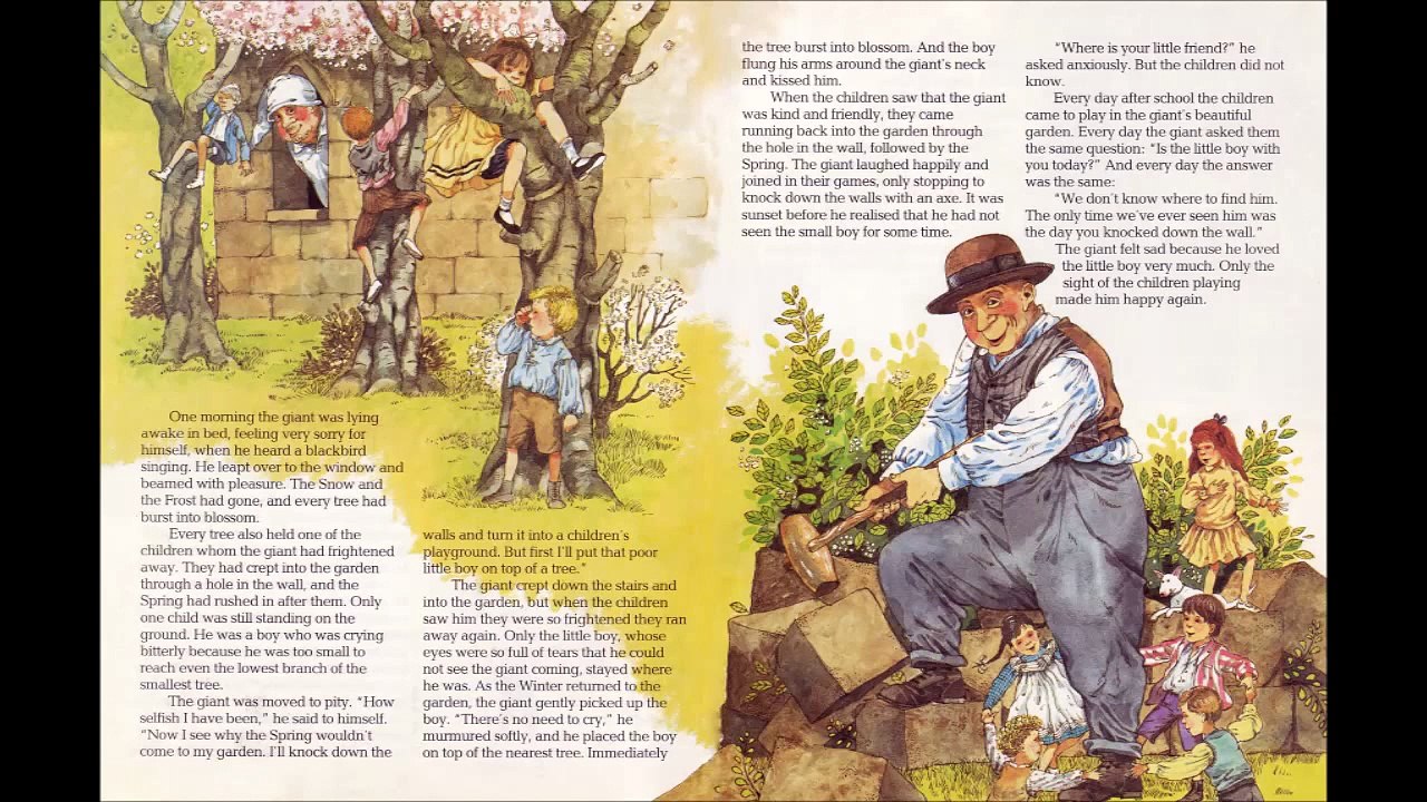 The Selfish Giant   Nursery Rhymes. Fairy Tales. Audiobook. Children's books. Rhymes for kids. (1)