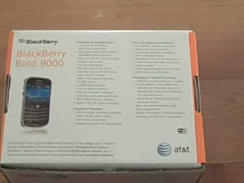 Blackberry Bold Unboxing