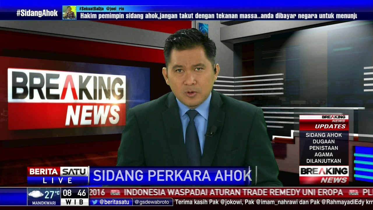 Inilah Lima Saksi Pelapor di Sidang Kelima Ahok