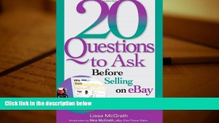 Read  20 Questions to Ask Before Selling on eBay  Ebook READ Ebook