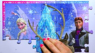 Disney Frozen Puzzle Games Rompecabezas Elsa Anna Olaf Play Puzzles Kids Learning Toys