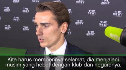 SOSIAL: The Best FIFA Awards: Griezmann Ucapkan Selamat Pada Ronaldo