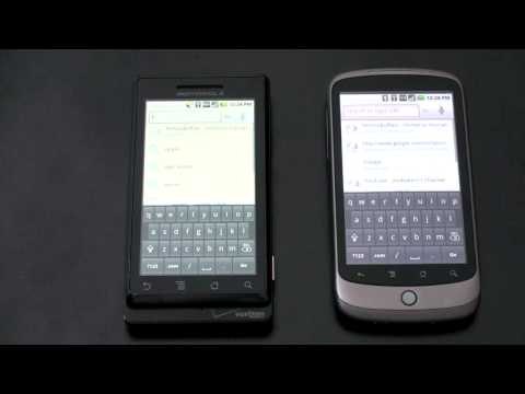 Nexus One Vs. Motorola Droid