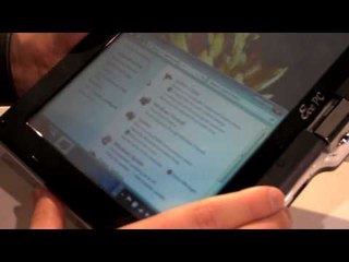 Live from CES: Asus Eee PC T101MT Tablet