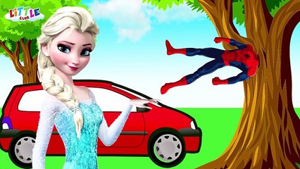 Spiderman vs Elsa Funny Pranks Compilation 25 - Spiderman Candy Tongue Prank