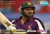 Shahid Afridi Batting In Hong Kong Super Sixes