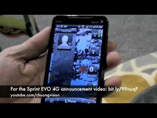 HTC EVO 4G Hands On!