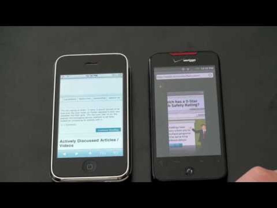 iPhone 3GS Vs. HTC Droid Incredible