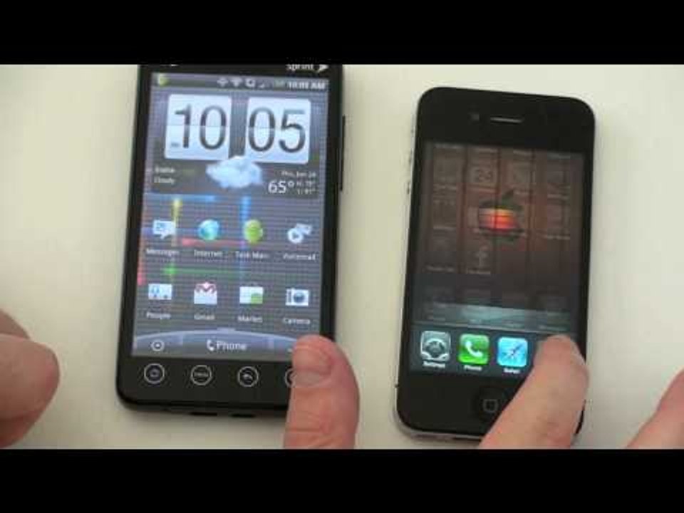 iPhone 4 vs HTC Evo 4G
