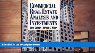 Read  Commercial Real Estate Analysis and Investments  Ebook READ Ebook