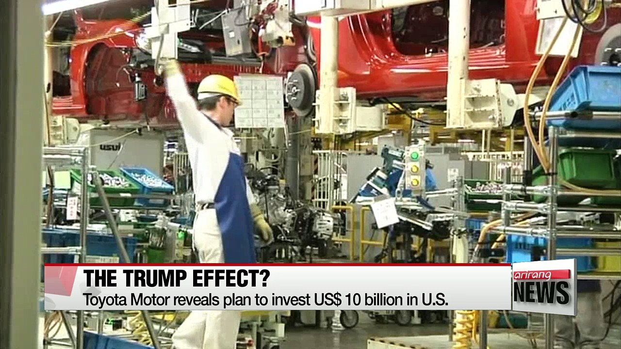 Toyota Motor announces plan to invest $10 billion in U.S.